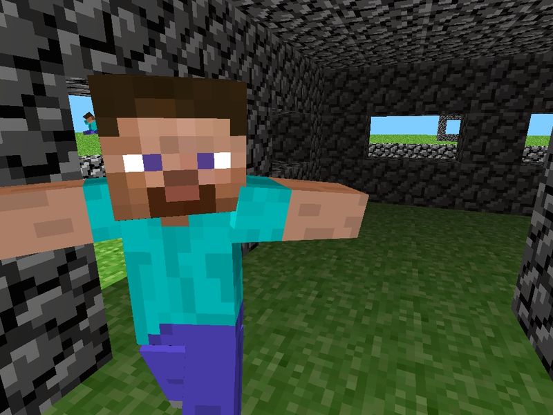 The original screenshot of this map posted by Notch featuring a mob