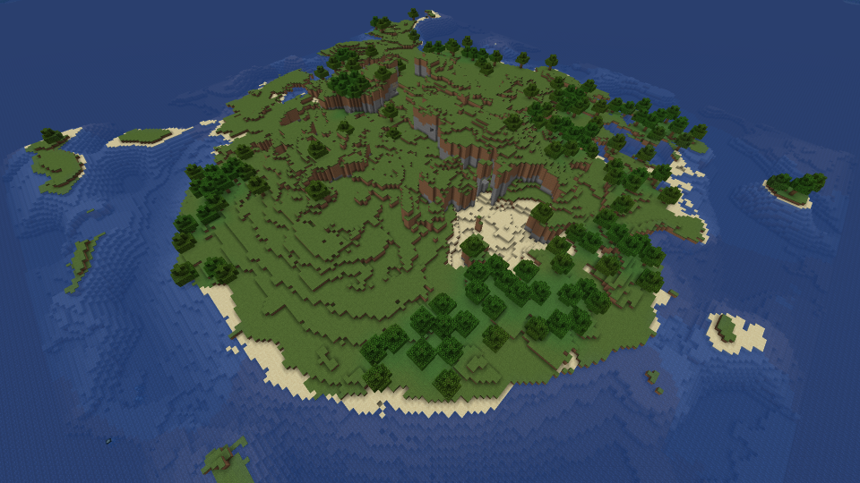 An external render of the caverns made with Omen